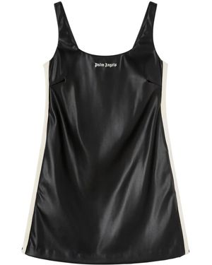 Palm Angels スクエアネック ミニドレス - ブラック