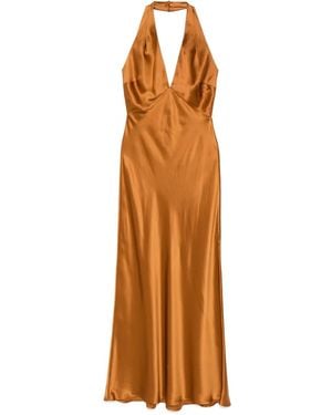 Reformation Daniela Dress - Brown