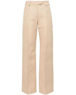 Aleksandre Akhalkatsishvili Low-Rise Straight Trousers - Natural