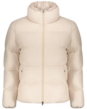 Herno High-Neck Padded Jacket - Natural