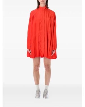 Nike Oversized Geplooide Mini-Jurk - Rood