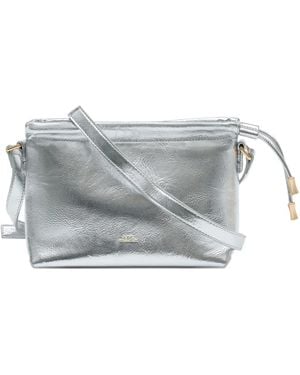 A.P.C. Mini Ninon Crossbody Bag - Grey