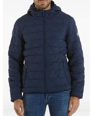 Rossignol Grande Quilted Hooded Jacket - Blue