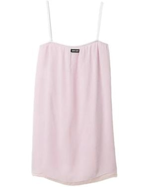 Miu Miu Chiffon Dress - Pink