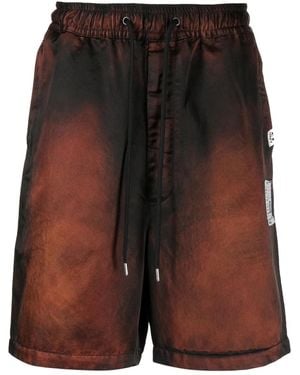 Maison Mihara Yasuhiro ドローストリング ショートパンツ - ブラック