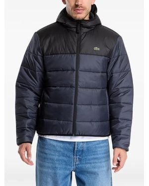 Lacoste Hooded Puffer Jacket - Blue