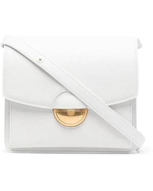 Proenza Schouler Dia Leather Satchel Bag - White
