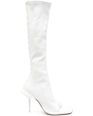 Sportmax Bottines à entre-doigts 90 mm - Blanc