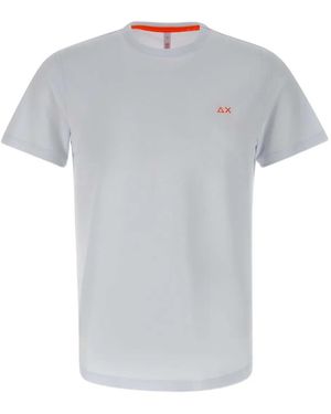 Sun 68 Logo-Print T-Shirt - Grey