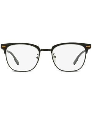ZEGNA Brille Mit Eckigem Gestell - Schwarz