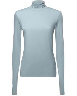 Sportmax Haut À Col Roulé - Bleu