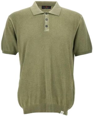Peuterey Correbois Frs Cotton-Crepe Polo Shirt - Green