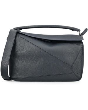 Loewe Large Puzzle Tote Bag - Black
