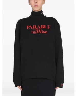 Raf Simons Sudadera de cuello de tripulación de - Negro