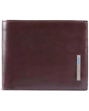 Piquadro Leather Wallet - Purple