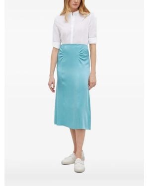BOSS Mandarin-Collar Shirt - Blue