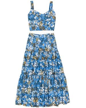 BLAKLACE Jupe À Imprimé Floral En All Over - Blue
