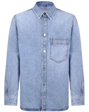 Givenchy パッチポケットシャツ - ブルー