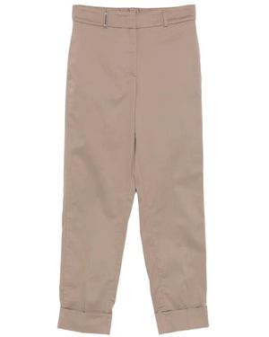 Peserico Cuffed Pants - Natural
