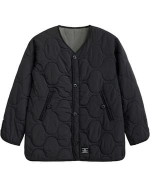 Alpha Industries Als/92 Mod Reversible Liner Quilted Jacket - Black