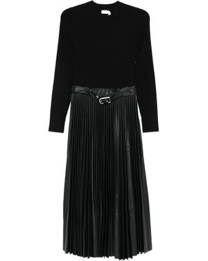 Jonathan Simkhai Pleated Midi Dress - Black