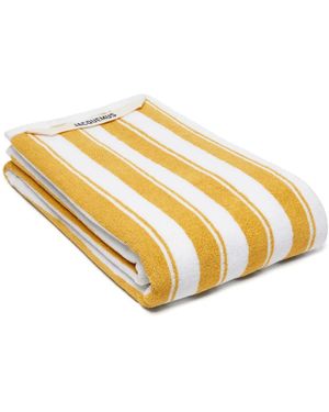 Jacquemus The Rayures Beach Towel - Metallic