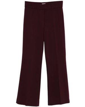 Seductive Nanette Flared Pants - Purple