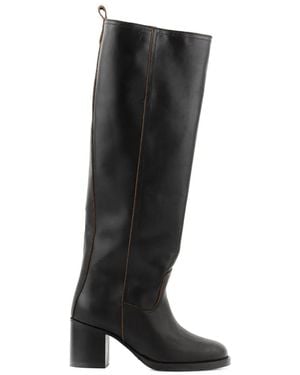 POSA Alta Leather Boots - Black