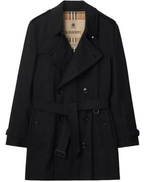 Burberry Double-Breasted Trench Coat - Black