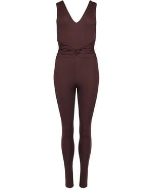 Eres Hope Cross-Back Ribbed Jumpsuit - Purple
