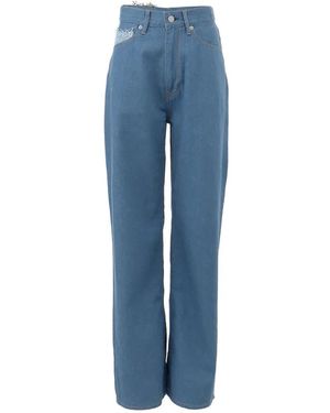 Kota Gushiken Lazy Kni-Denim Jeans - Blue