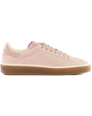 Loro Piana Walk Suede Trainers - Pink