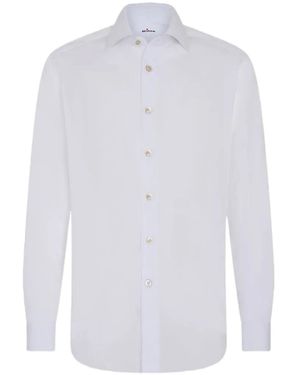 Kiton Langärmeliges Hemd - Weiß