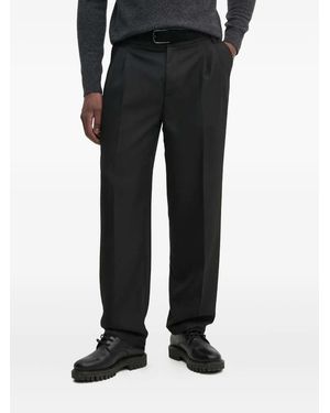 Versace Jeans Couture Logo-Patch Trousers - Black