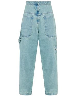 Vetements Vaqueros Con Bolsillos En El Frente - Azul