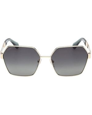 MAX&Co. Geometric-Frame Sunglasses - Grey