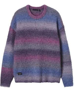 FIVE CM Ombré Striped Jumper - Purple