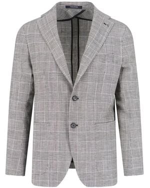 Tagliatore Single-Breasted Blazer - Gray