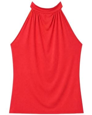 Amomento Top Fruncido - Rojo