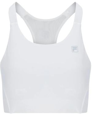 Fila Sujetador Deportivo Con Espalda De Nadador - Blanco