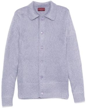 Gucci Button-Down Cardigan - Purple