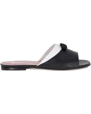 Thom Browne Beis Flat Sandals - Black