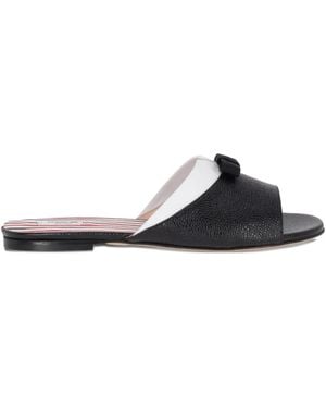Thom Browne Beis Flat Sandals - Black