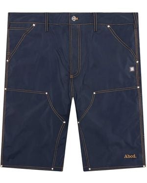 Advisory Board Crystals Short Cargo À Poches Plaquées - Bleu