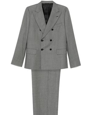 Reveres 1949 Micro-Dot Print - Grey