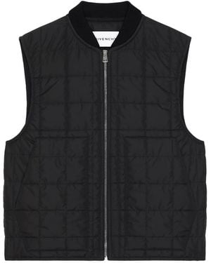 Givenchy Couture Seam Quilted Gilet - Black