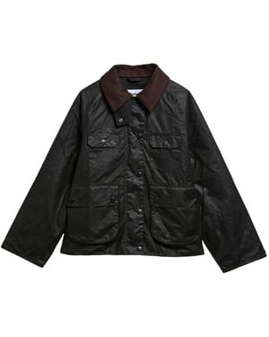 Barbour Waxed Multi-Pocket Jacket - Black