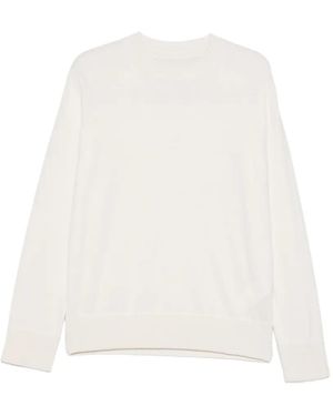 Sacai Long-Sleeve Crew-Neck Jumper - White