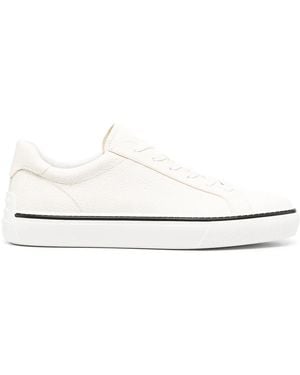 Tod's Contrast-Trim Low-Top Trainers - White