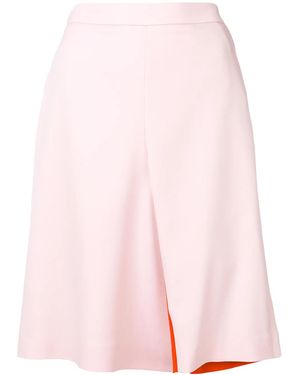 Y. Project Contrast Lining Skirt - Pink